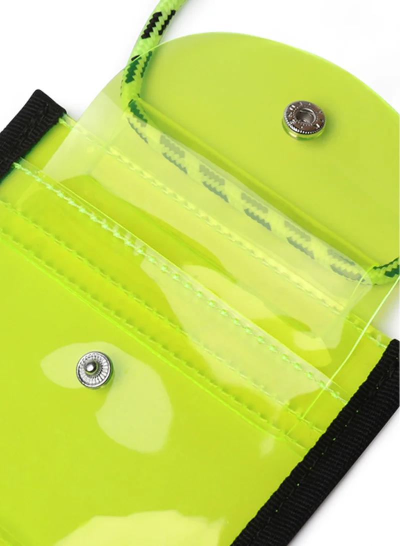 London Rag Clear sling bag in Yellow