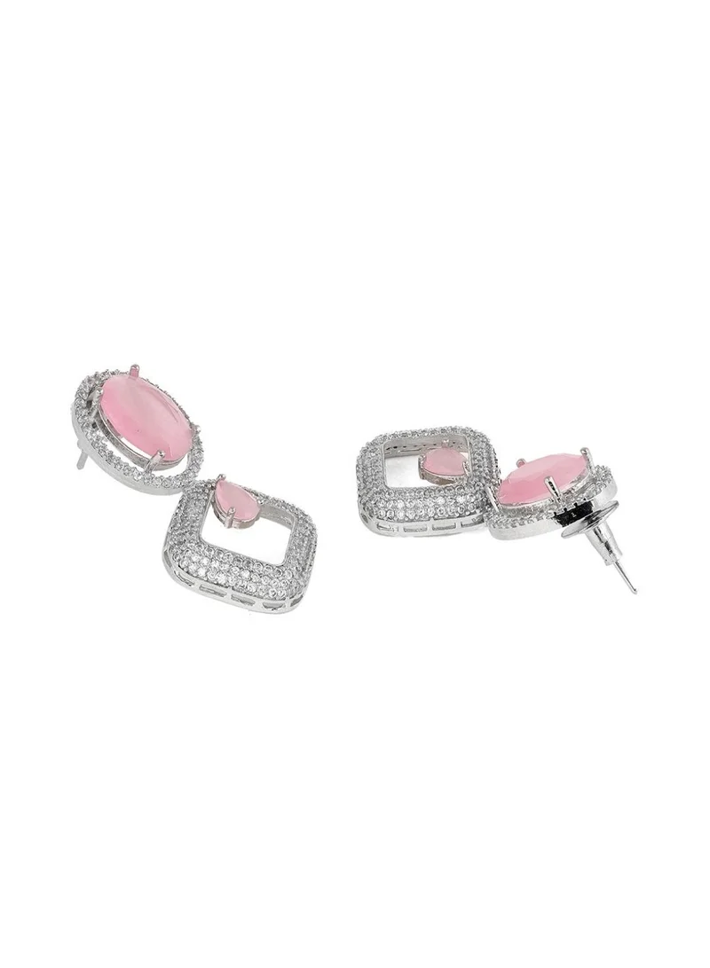 Priyaasi Plated Contemporary Drop Earrings