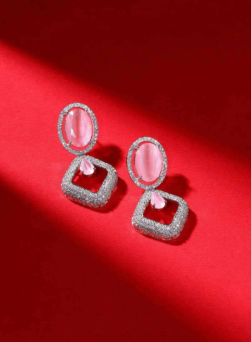 Priyaasi Plated Contemporary Drop Earrings