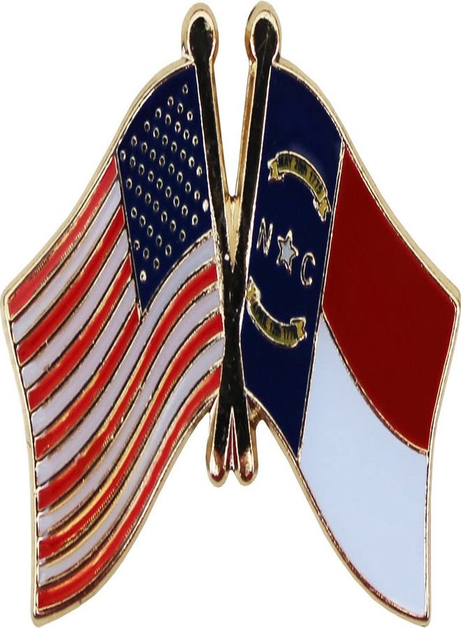 Flagline North Carolina - State Friendship Lapel Pin - Image 1