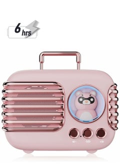 Y&D Bluetooth Speaker Cute,Portable Wireless Retro with Built-in Mic Cute Decor,TF,Vintage Mini for Kitchen Desk Bedrooms Accessories Party Outdoors Android iOS  - Image 1