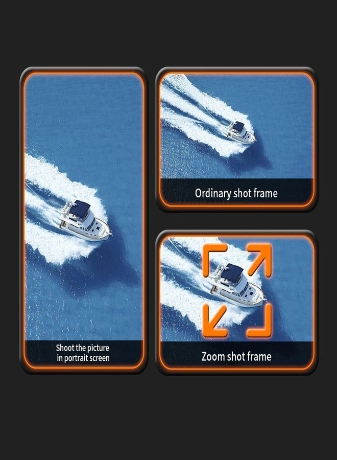 HD H12 Mini Drone Four-Sided Obstacle Avoidance Quadcopter Toy Beginner with one click takeoff, one click landing, Folding Design, Black colour, 4K HD - Image 4