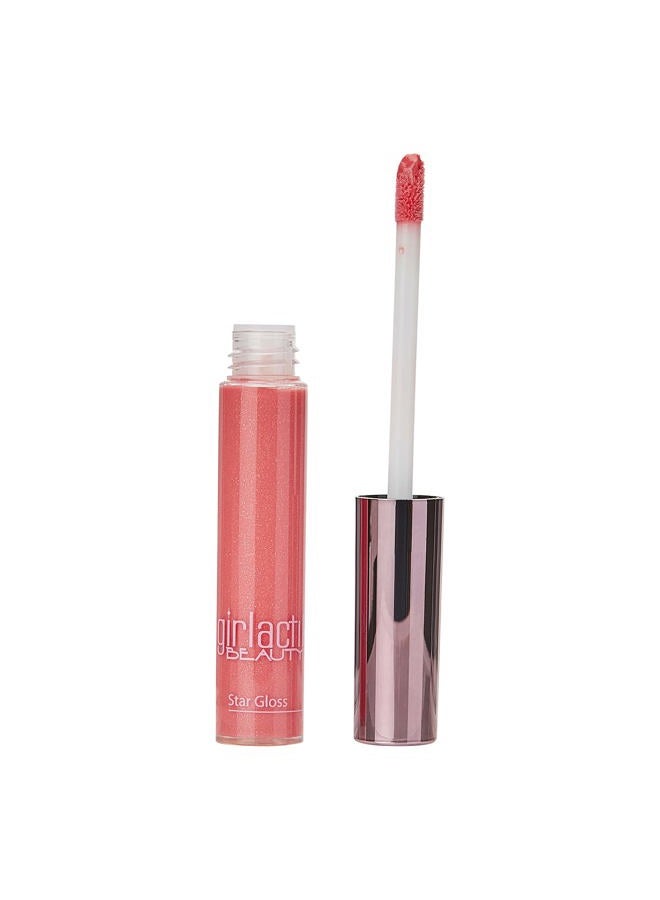 girlactik Star Gloss Lip Gloss - Bella (Natural pink w/sparkles) - 7 g / .24 oz - Image 3