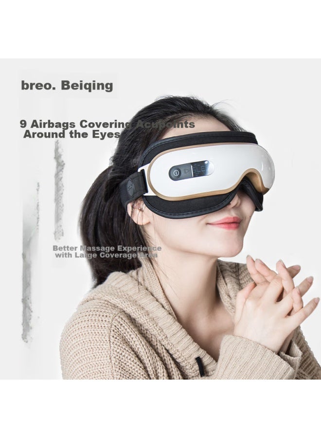 Breo Breo Eye Massager Isee 3j, Eye Care Device, Eye Massager, Massage Eye Mask, Hot Compress Air Pressure, Birthday And Holiday Gift For Parents, Boyfriend, Girlfriend  - Image 4