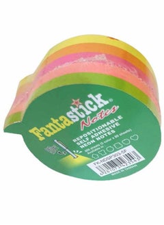Fantastick 5-Piece Self Sticky Notes Multicolour 