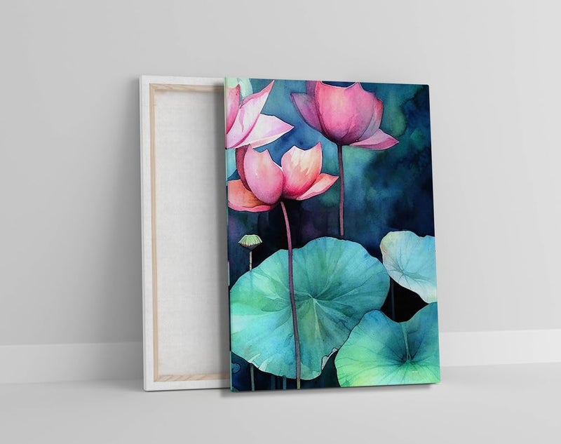 SAF paintings Set Of 3 Wooden Framed Canvas Painting Abstract Floral Theme Canvas Wall Art Painting for Home Dcor And OfficeFor BedroomLiving Room Home wall and Office Interior CR227 - Image 4