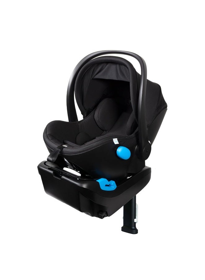 Clek Liing Infant Car Seat with Adjustable Load Leg, Compact, Lightweight Design, 7 Recline Positions, Easy-to-Use Rigid Latch, and Flame Retardant-Free (Railroad Ziip) - Image 1