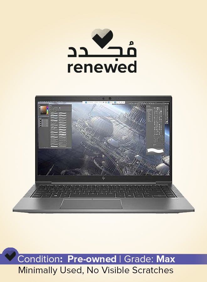 HP Renewed - ZBOOK FIREFLY 14 G7 8VK83AV Laptop With 14-Inch Full HD Display,Core i7-10510/10th Gen/Quad Core/16GB RAM/512GB SSD/Intel UHD Graphics/Windows 10 Pro English Silver - Image 1