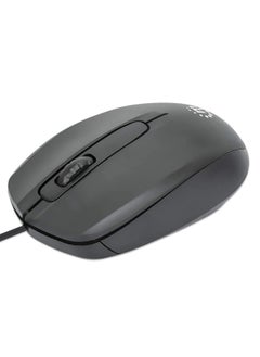 Generic Manhattan Comfort II Wired Optical Mouse 190190 - 1000 DPI, Symmetrical Design, 1.2m –black Cable, USB-A  - Image 1