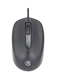 Generic Manhattan Comfort II Wired Optical Mouse 190190 - 1000 DPI, Symmetrical Design, 1.2m –black Cable, USB-A  - Image 2