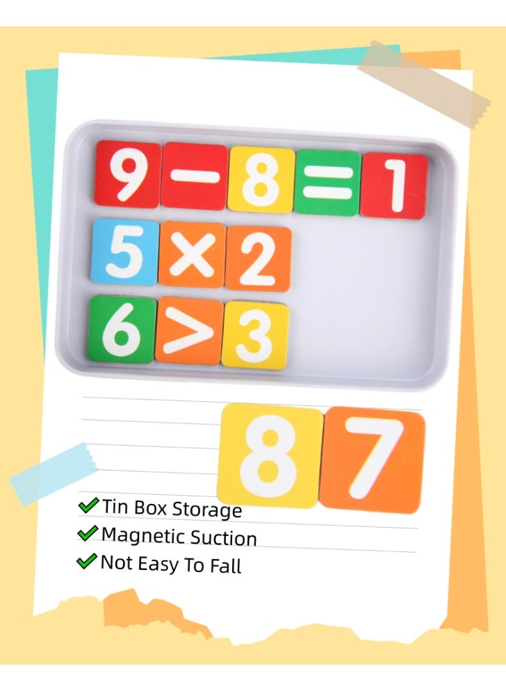Saudi Select Magnetic Math Sticks & Clock Learning Set for Kids | Early Development Counting and Arithmetic Learning & Education Tool - Image 4