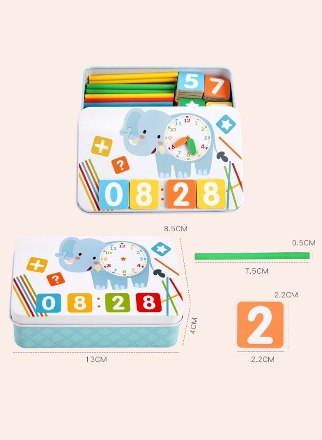 Saudi Select Counting Numbers Games,Counting Sticks Matching Games with Magnetic Number Cards Pen,Toddler Educational Montessori Toy for Math Learning - Image 2