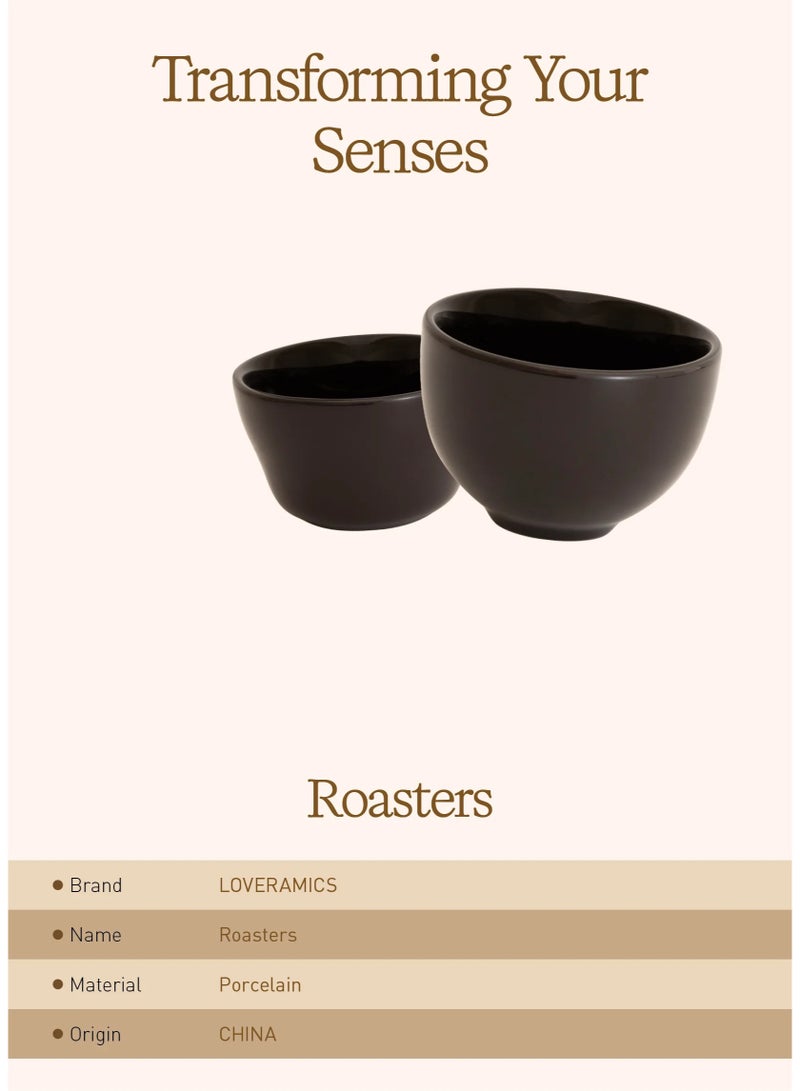 Loveramics Roasters Modern Colour Changing Cupping Bowl 200ml Black, Professional Specialty Coffee Tasting Bowl Designed by Simon Stevens - Image 2
