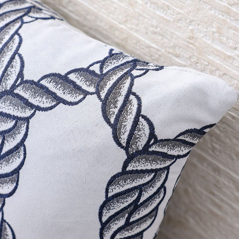 DANUBE HOME Woven Cushion 45X45Cm - Caribbean Midnight, Multi Color, Distinctive Accent Cushion, 100% Olefin, For Balcony Seating, Garden Benches And Terrace Sofa - Image 3