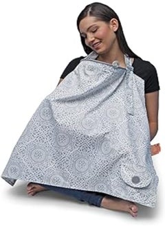 boppy Boppy Nursing Cover for Breastfeeding, Boho Gray 