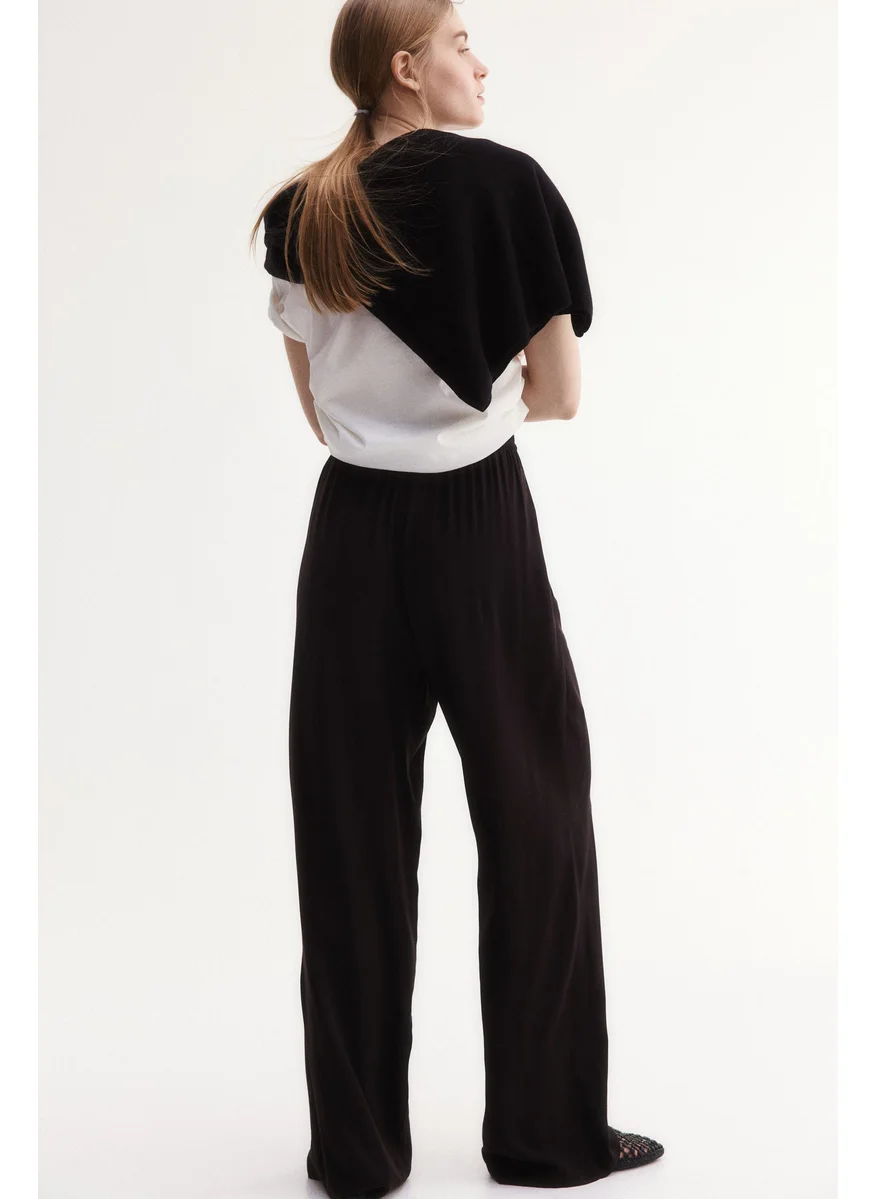 اتش اند ام Wide Pull-On Trousers