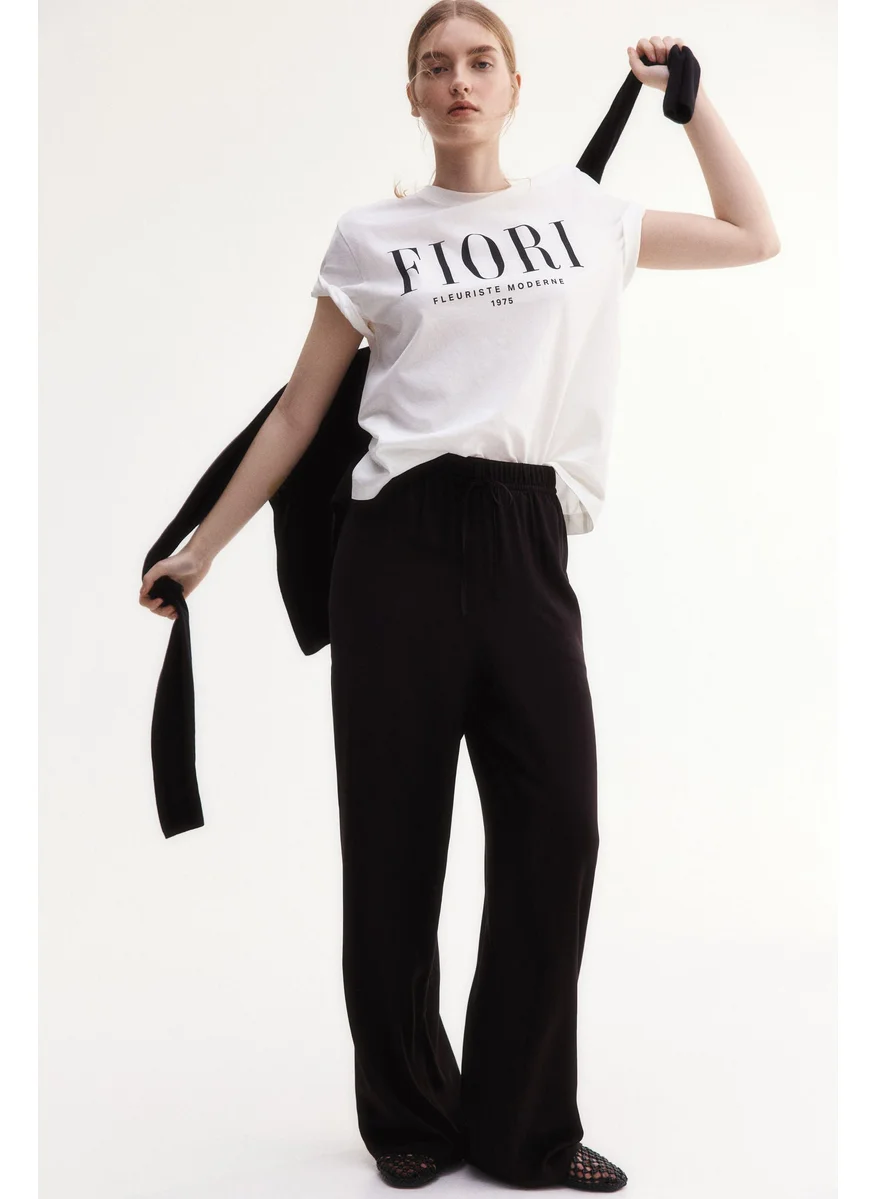 اتش اند ام Wide Pull-On Trousers