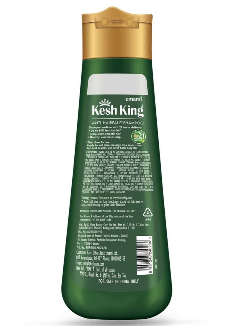 Kesh King Ayurvedic Scalp and Hair Medicine Anti Hairfall Shampoo 340ml Pack of 2 - Image 2