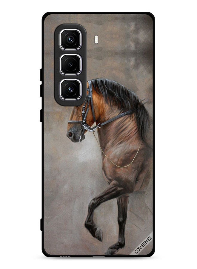 Covernex Infinix Hot 50 Pro Plus 4G Protective Case Cover Vintage Picture Of Horse - Image 1