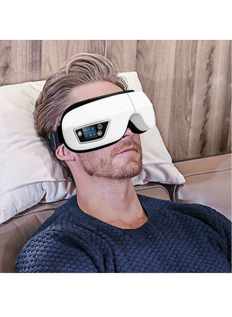 مدلك العين بالحرارة والتدليك الهوائي الذكي والاهتزاز لرعاية العين والضغط والتدليك بلوتوث للعناية بالعين وتخفيف الصداع النصفي وتحسين النوم - Image 2