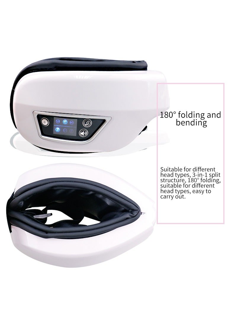 مدلك العين بالحرارة والتدليك الهوائي الذكي والاهتزاز لرعاية العين والضغط والتدليك بلوتوث للعناية بالعين وتخفيف الصداع النصفي وتحسين النوم - Image 4