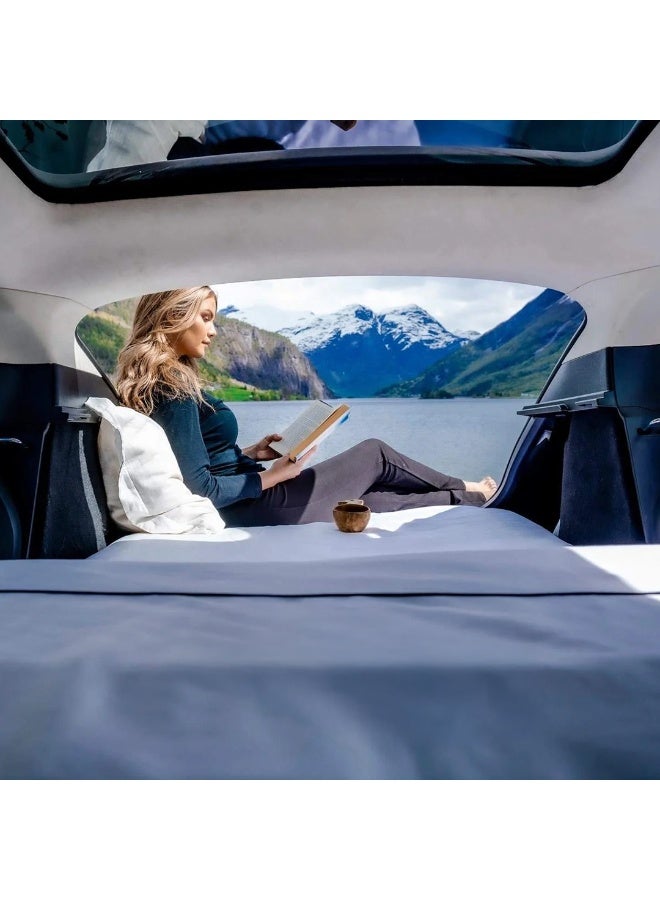 أتش بي أس سرير هوائي للتخييم الخارجي داخل السيارة لتسلا موديل 3 و موديل Y – مصنوع من مادة PVC المتينة - Image 4