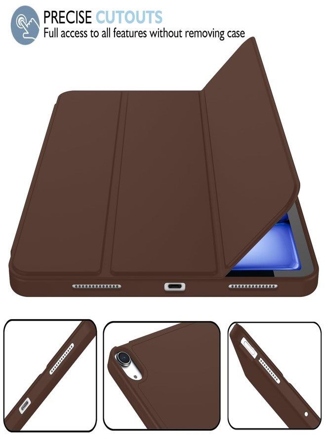 iMieet iPad Air 11 Inch Case M2 2024, iPad Air 5th/4th Generation Case 2022/2020 10.9 Inch with Pencil Holder, Trifold Stand Smart Case(Chocolate) - Image 4