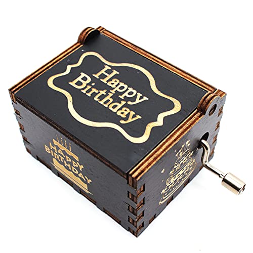 ukebobo Wooden Music Box- Happy Birthday Music Box, Gifts for 16th Birthday, 16 Years Old Birthday Party Decorations- 1 Set(16th-02) - Image 3