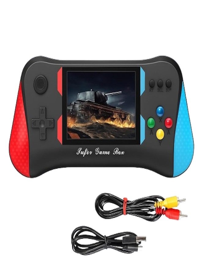 Space Enterprises Classic Retro Handheld Console with Gamepad - 3.5In Hd Screen Video Game for Kids|for Age 8-10|Return Gifts for Birthday Party|Video Game for Tv|USB Rechargeable,Multicolor - Image 1