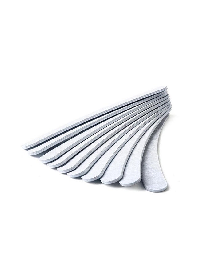 brunson Double Sided  Professional Fingernail Files Kit, Curved Zeebra Nail File, 25 Pieces Per Pack - EB-311Z - Image 3