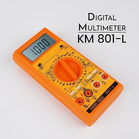 3 DIGIT 3999 COUNTS DIGITAL MULTIMETER KM 801L  - Image 2