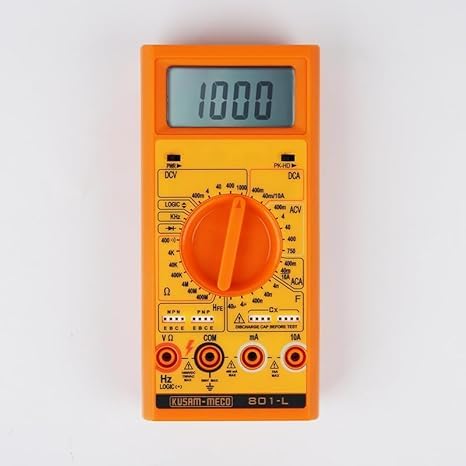 3 DIGIT 3999 COUNTS DIGITAL MULTIMETER KM 801L  - Image 1