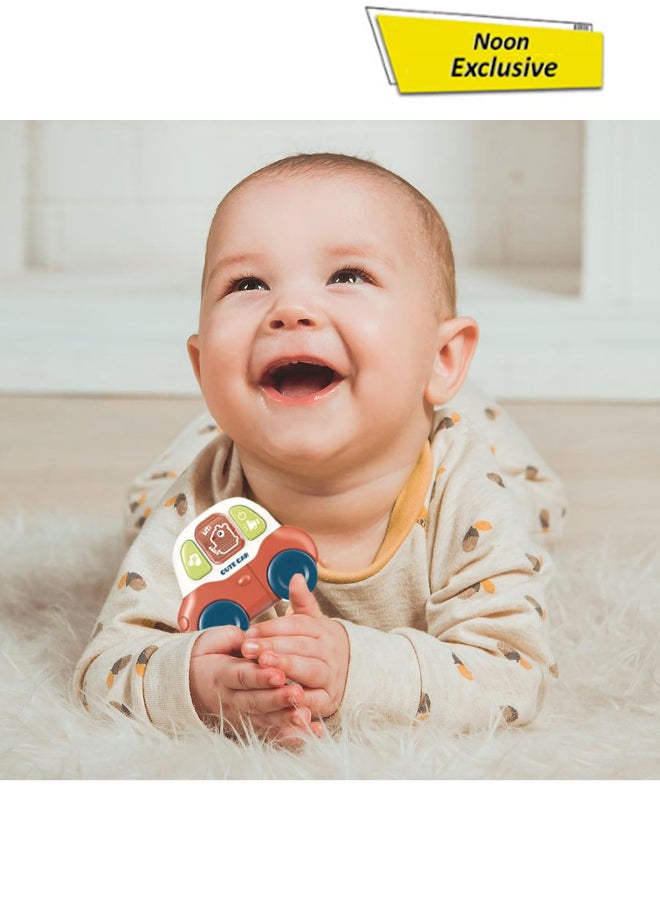 COGNIKIDS Baby Musical Car Key Teether Toy – Chewable Car Keys With Lights & Sounds, Non-Removable Bpa-Free Parts | Sensory Music Toy For Infants 6+ Months, Boys & Girls  1Pc - Image 1