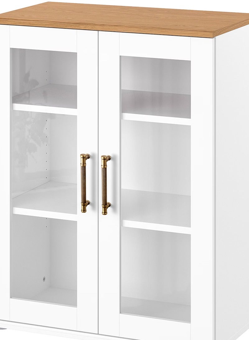 Goo-Ki 6 حزم من مقابض الخزانة المخرشّة ومقابض الأدراج النحاسية العتيقة،  مقابض برونزية عتيقة مصنوعة من سبائك الزنك لمطبخ الخزانة - Image 3