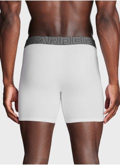 UNDER ARMOUR 3 Pack 6" Performance Cotton Solid Boxer  - Image 2