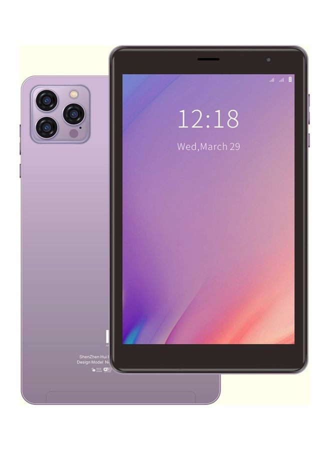 CM813 Pro Android Tablet 8-Inch Purple 8GB RAM 256GB 5G With Zoom Supported Smart Tab And Silicon Protective Case Cover/Many Gift