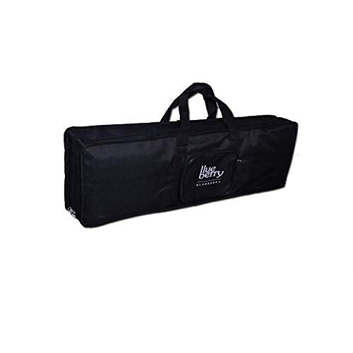 Blueberry KB-20 Padded Gig Cover Keyboard Bag Compatible with Casio SA-78, SA-77, SA-76, SA-80, SA-81 Keyboard Models (Black) - Image 3
