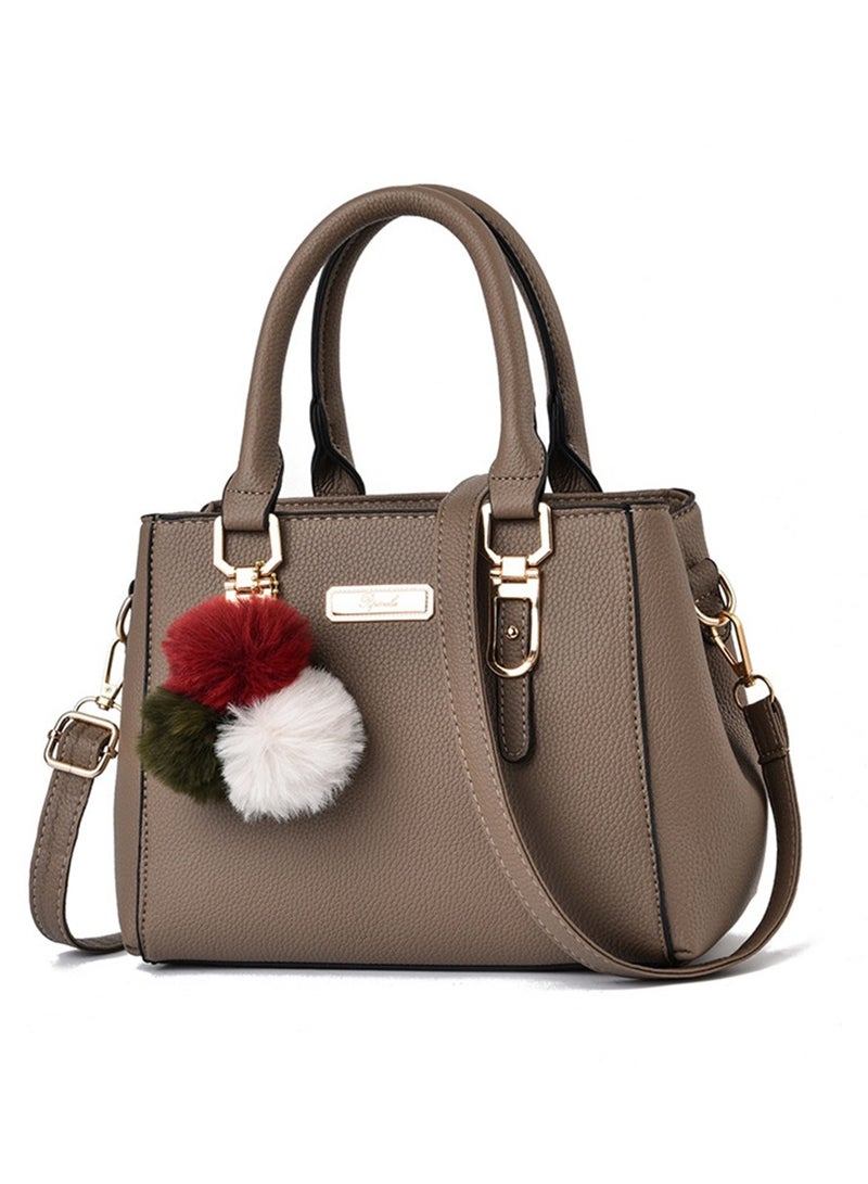 Elegant Women Stylish PU Leather Tote bag Lightweight Large Capacity Handbag For Shopping Business Daily Life With Removable Strap Lady Fashion Shoulder Bag - Image 1