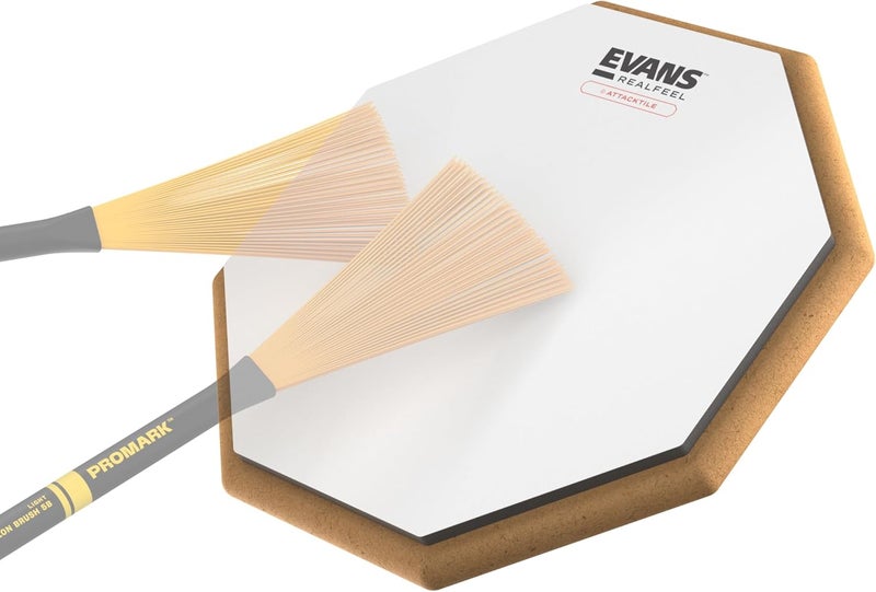 EVANS لوحة تمرين الطبول إيفانز ريل فيل أتاكتايل - 10 بوصة - Image 5