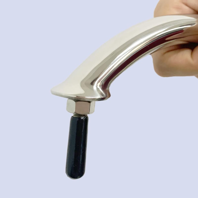 asdmm TuoP 8 Inch Stainless Steel Handle Grab Handrail Grip - Marine Hardware (2 PCS) - Image 3