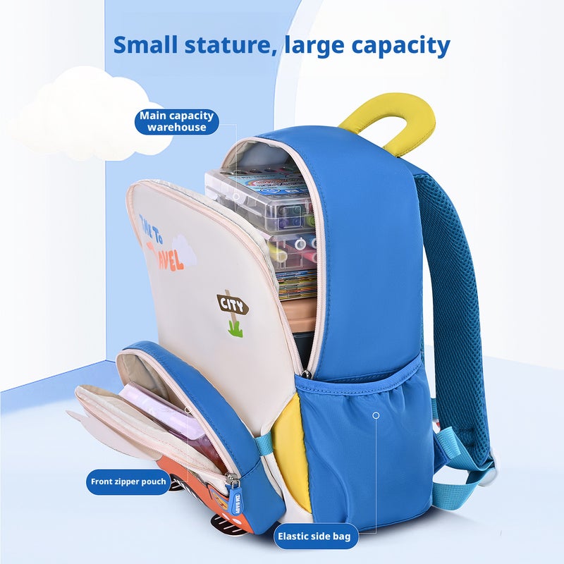 Sesame Baby Kindergarten Cartoon Kids Backpack 3-6 Years Lightweight Cute - Image 4