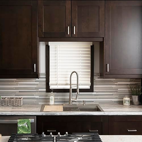 Hickory Hardware Solid Core Kitchen Cabinet Pulls, Luxury Cabinet Handles, Hardware for Doors & Dresser Drawers, 6-5/16 Inch (160mm) Hole Center, Stainless Steel, Skylight Collection(Pack of 1) - Image 5