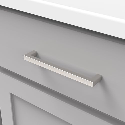 Hickory Hardware Solid Core Kitchen Cabinet Pulls, Luxury Cabinet Handles, Hardware for Doors & Dresser Drawers, 6-5/16 Inch (160mm) Hole Center, Stainless Steel, Skylight Collection(Pack of 1) - Image 4