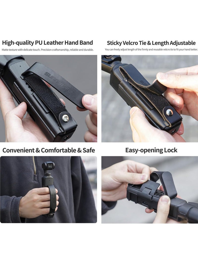 Sunnylife Osmo Pocket 3 Portable Handle with Cold Shoe Expansion Protective Bezel Extension Handle Accessory - Image 2