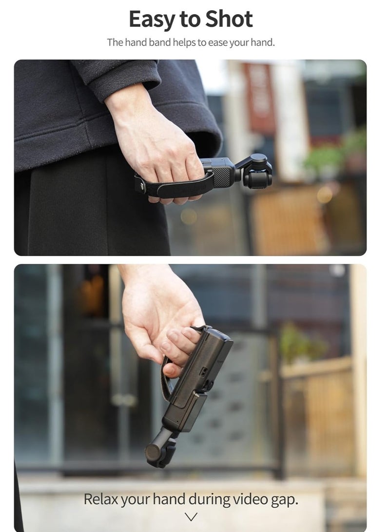 Sunnylife Osmo Pocket 3 Portable Handle with Cold Shoe Expansion Protective Bezel Extension Handle Accessory - Image 3