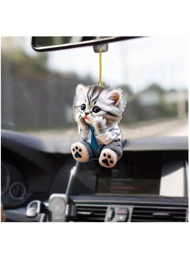 Generic Cat-shaped car mirror accessories  - Image 1