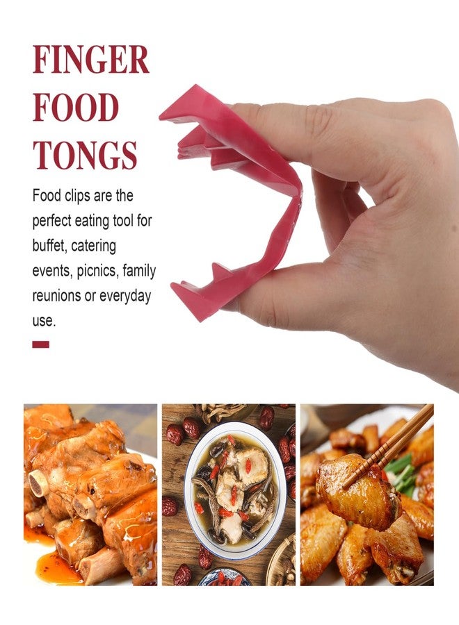 PRETYZOOM 12pcs Tongs scald Clips Finger Protectors Home Kitchen Restaurant Meal Prep Eating Utensils - Image 2