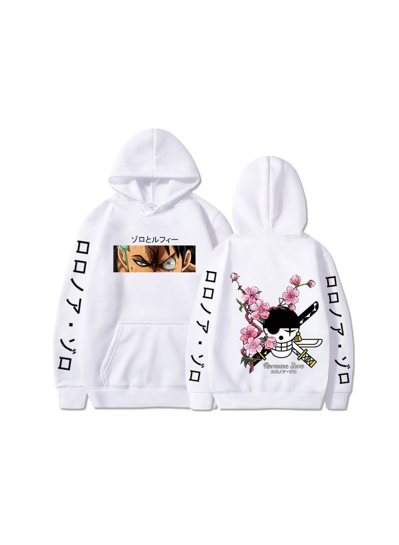 KUYING New  Printed Casual Plush Fleece Hoodie