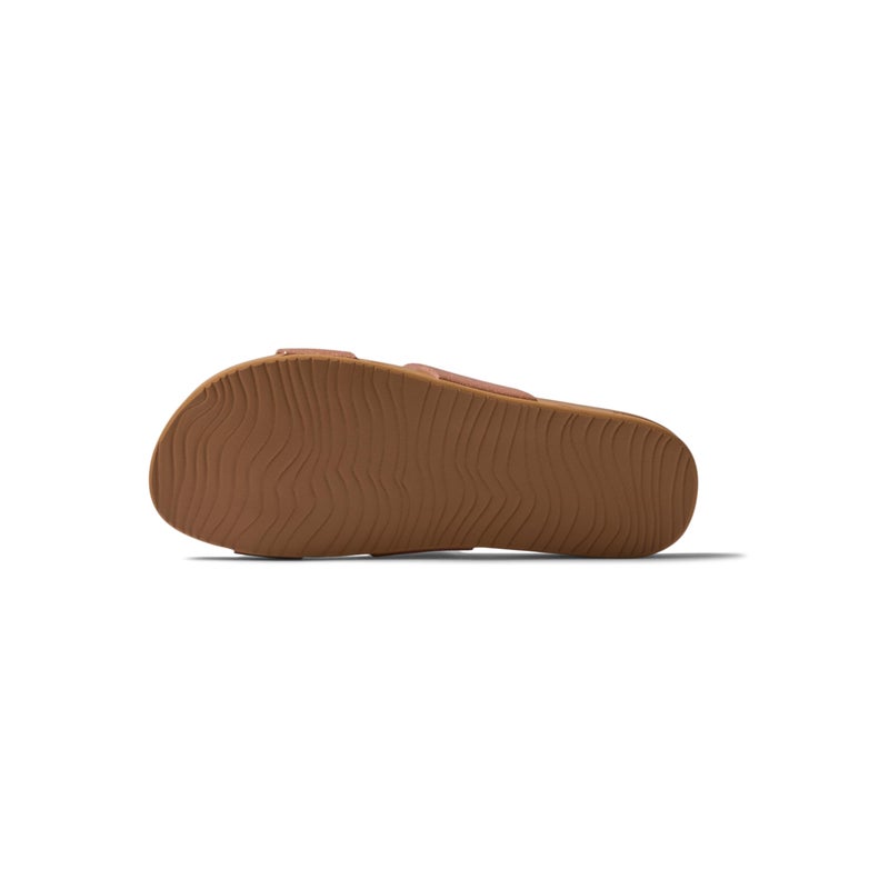 Reef Cushion Vista Womens Fashion Slide Sandal, Vegan Leather Strap, Ultra Soft Cushion Footbed, Rose Gold, 9.5 - Image 4