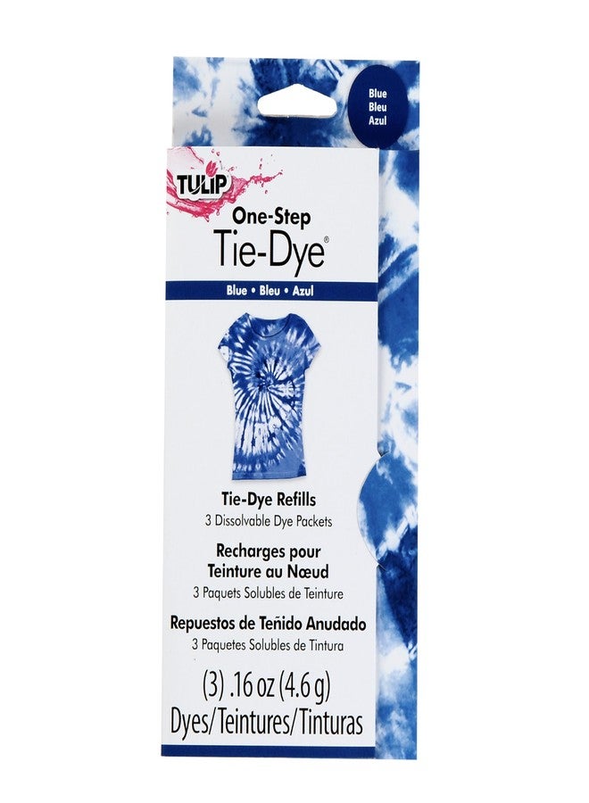 Tulip One-Step Tie-Dye Kit 1 Color Refill Blue, Rubber, 1 Pack - Image 1